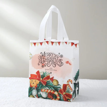 Christmas Cute Christmas Tree Santa Claus Nonwoven Party Festival Gift Bags