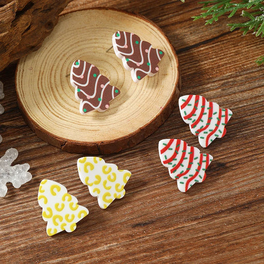 Christmas Earrings 2023 Stud Earrings For Women Niche Fashion Ear Accessories