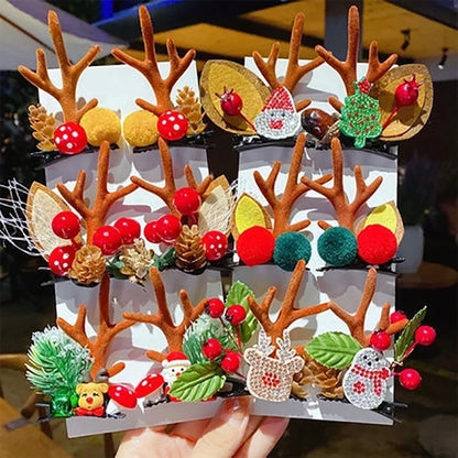 Christmas Cute Antlers Daily Hairpin