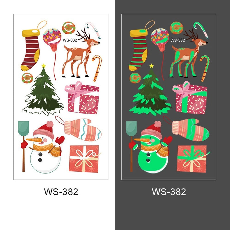 Christmas Santa Claus Transfer Stickers Tattoos & Body Art 1 Piece