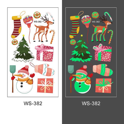 Christmas Santa Claus Transfer Stickers Tattoos & Body Art 1 Piece