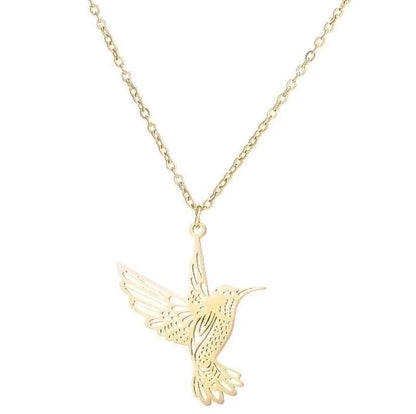 Fashion 201 Stainless Steel 18K Gold Plated Plating Stainless Steel Necklaces