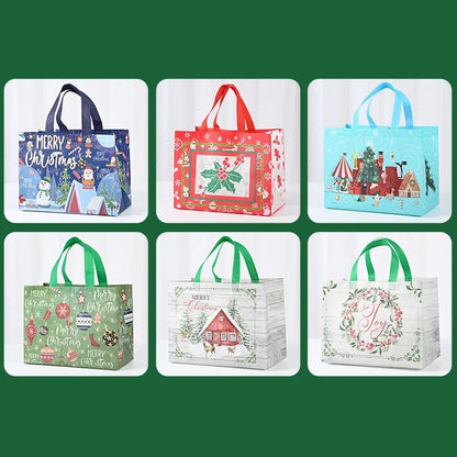 Christmas Cute Christmas Tree Wreath Elk Nonwoven Party Festival Gift Wrapping Supplies