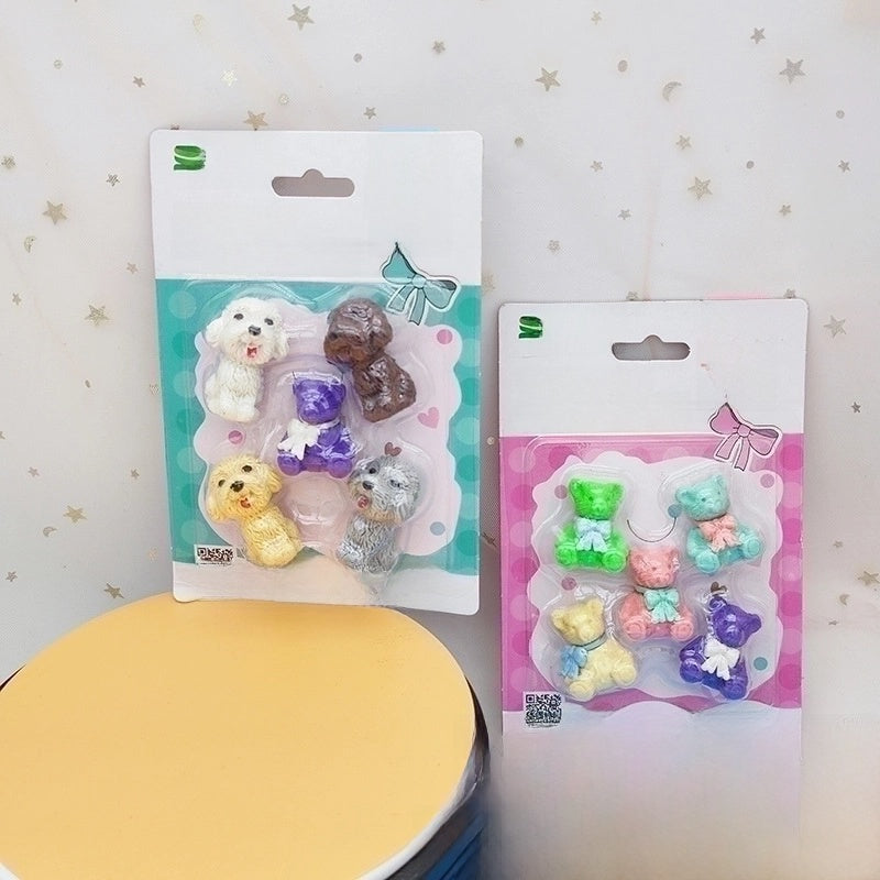 Cute Assembled Clamshell Packaging Stationary Geometric Eraser 1 Set