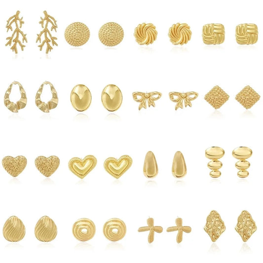 1 Pair Elegant Minimalist Geometric 304 Stainless Steel Stainless Steel Earrings