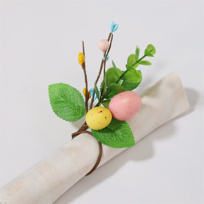 2 Pieces Can Be Matched With Christmas Decoration Pine Needle Napkin Rings For Hotel And Home Use Napkin Holders