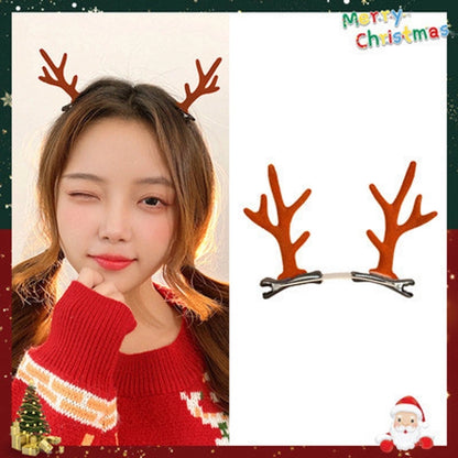 Christmas Cute Antlers Plastic Daily Hairpin