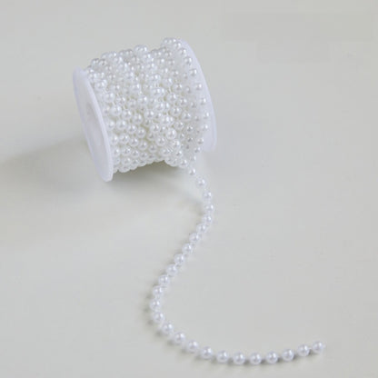 2 Pieces Christmas Tree Hanging Ornaments Pearl String Bead Chain Wedding Hotel Decoration Scene Bead Chain