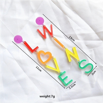 1 Pair Minimalist Classic Style Color Block Plating Arylic Metal Gold Plated Silver Plated Drop Earrings