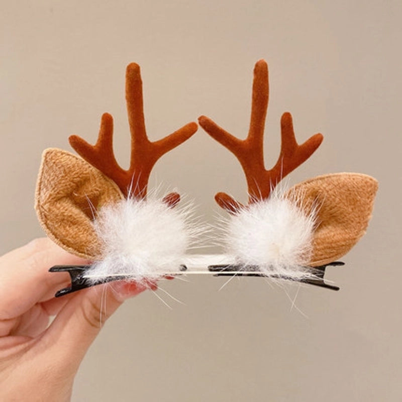 Christmas Fashion Antlers Resin Daily Hairpin