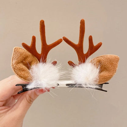 Christmas Fashion Antlers Resin Daily Hairpin