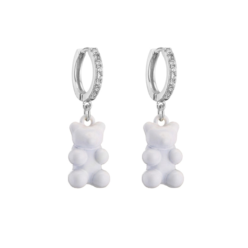 Fashion Cartoon Character Plating Copper No Inlaid Copper Earrings