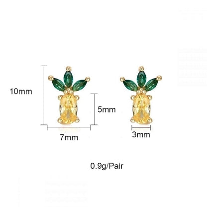 1 Pair Ig Style Minimalist Geometric Plating Inlay Copper Zircon 18k Gold Plated Drop Earrings