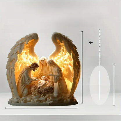 Christmas Minimalist Classic Style Christmas House Santa Claus Snowman Arylic Party Hanging Ornaments Decorations Table Decoration