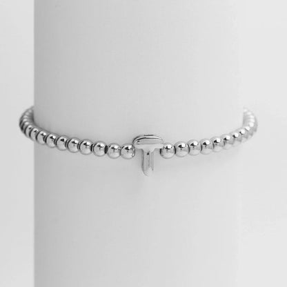 Copper Minimalist Plating Letter Bracelets