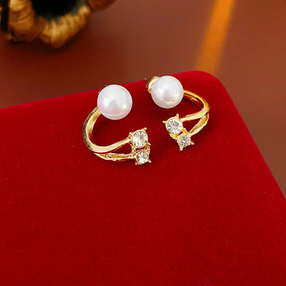 Medieval Flower Animal Leaf Geometric Droplet Flower Chinese Zodiac Artificial Pearl Oil Dripping Earrings