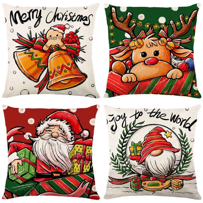 Christmas Combination Pillow Case New Home Sofa Decoration Cushion Pillow Case Manufacturers