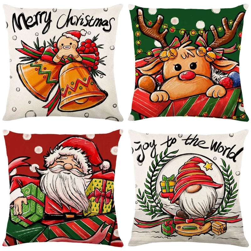 Christmas Combination Pillow Case New Home Sofa Decoration Cushion Pillow Case Manufacturers