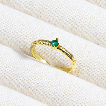 Moderate Luxury Irregular Copper Diamond Inlay Stud Earrings