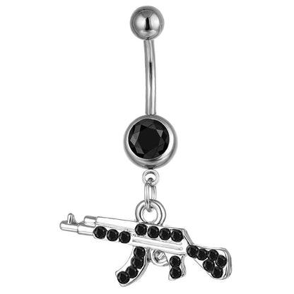 Belly Rings Fashion Geometric Rhinestone