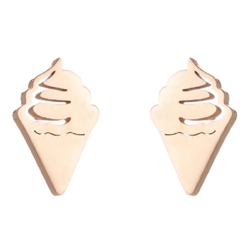 1 Pair Halloween Minimalist Spider Web Butterfly Notes Plating Hollow Out 304 Stainless Steel 18K Gold Plated Ear Studs