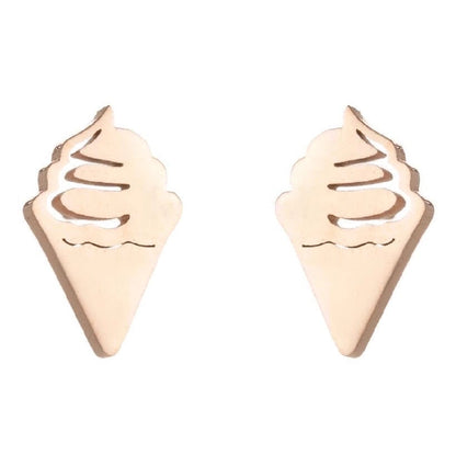 1 Pair Halloween Minimalist Spider Web Butterfly Notes Plating Hollow Out 304 Stainless Steel 18K Gold Plated Ear Studs