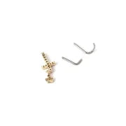 Nose Rings & Studs Fashion Geometric 316L Stainless Steel Copper Plating