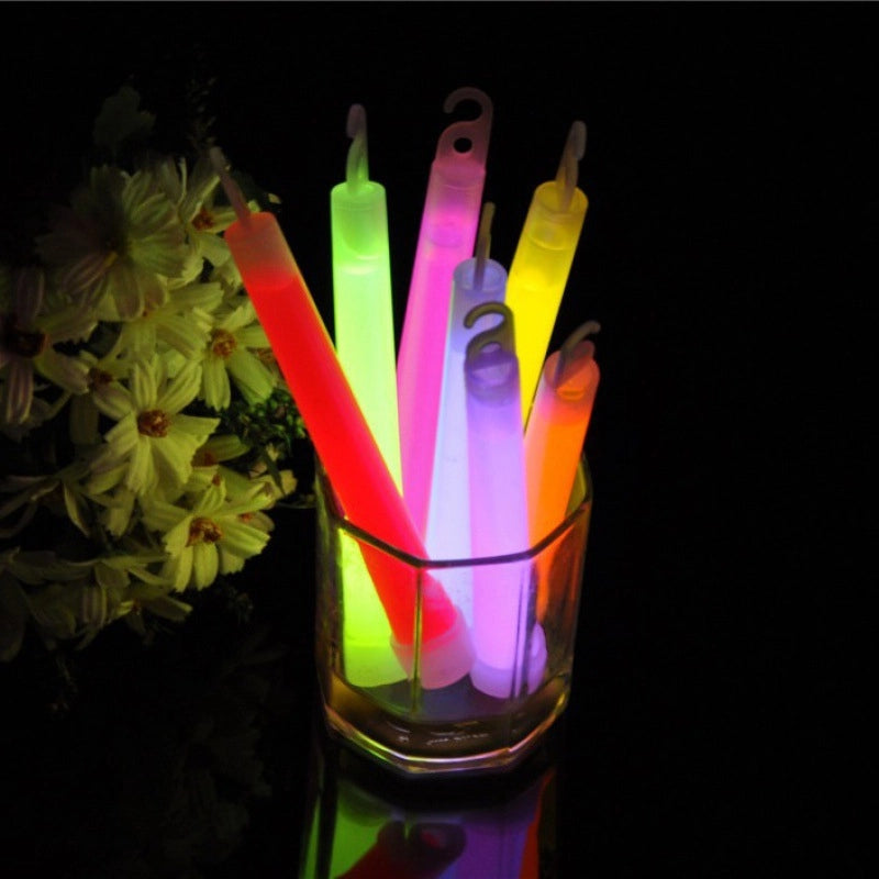 Direct Fine Packaging 6 Inch With Hook Glow Stick Luminous Stick Christmas Halloween Outdoor Camping