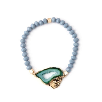 Fashion Geometric Agate Bracelets