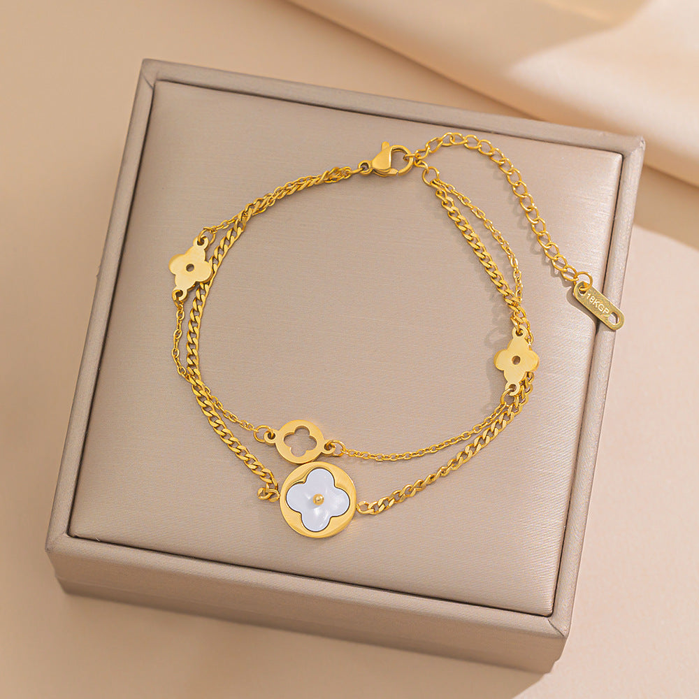 Titanium Steel Electroplating Bangles