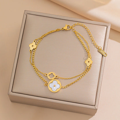 Titanium Steel Electroplating Bangles