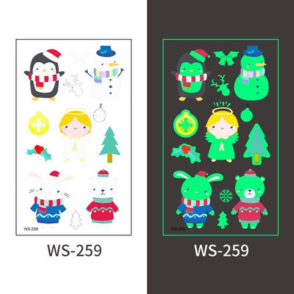 Christmas Santa Claus Transfer Stickers Tattoos & Body Art 1 Piece