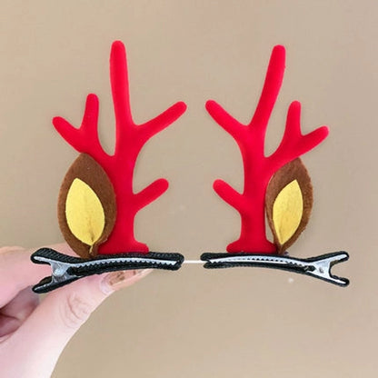 Christmas Fashion Antlers Resin Daily Hairpin