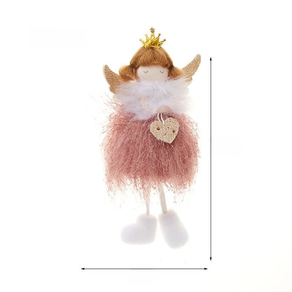 Christmas Angel Cloth Plush Party Hanging Ornaments