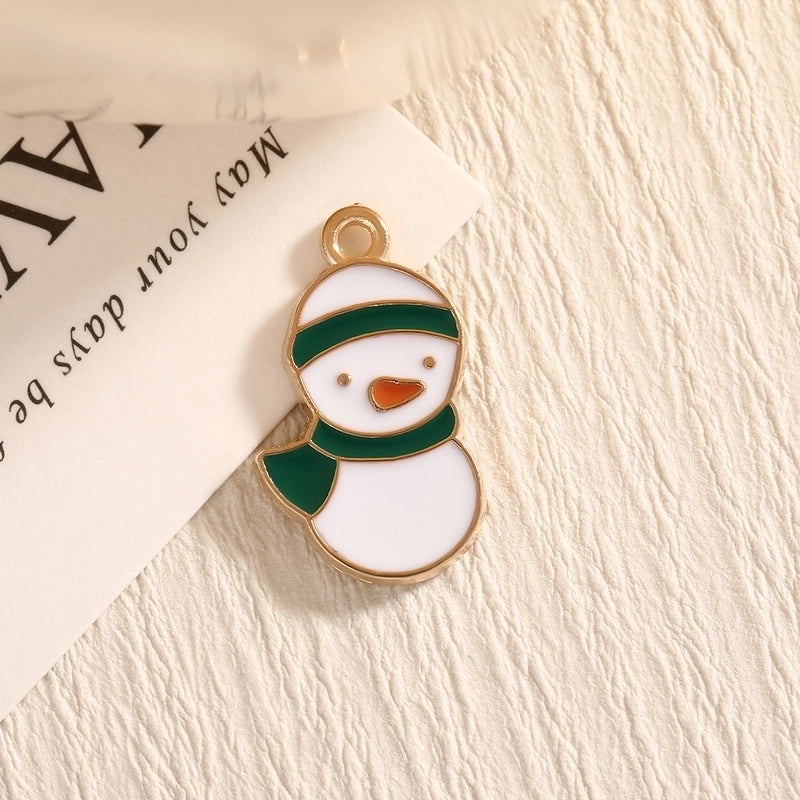 14*12mm 15 * 20mm Alloy Christmas Tree Bow Knot Snowman Pendant Jewelry Accessories
