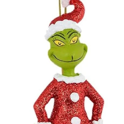 2 Pieces Christmas Small Gifts Cartoon Characters Christmas Tree Decoration Christmas Tree Ornaments Car