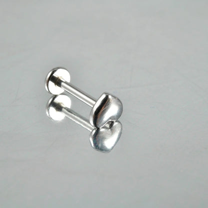 2 Pieces Lip Rings Casual Hawaiian Tropical Star Moon 304 Stainless Steel 18K Gold Plated Ear Cartilage Rings & Studs