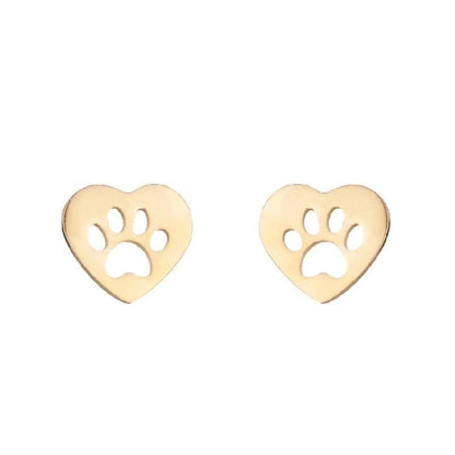 1 Pair Fashion Geometric Plating 304 Stainless Steel 18K Gold Plated Ear Studs