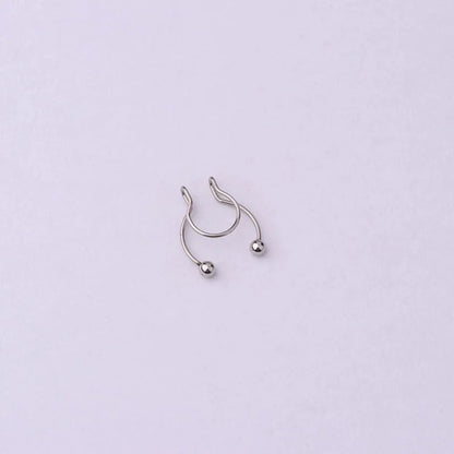 Nose Rings & Studs Geometric 316 Stainless Steel Plating