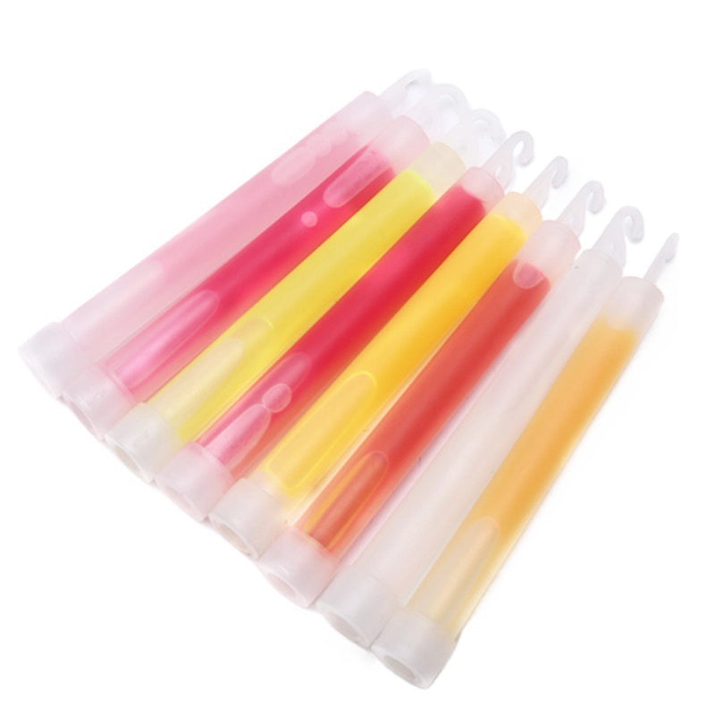 Direct Fine Packaging 6 Inch With Hook Glow Stick Luminous Stick Christmas Halloween Outdoor Camping