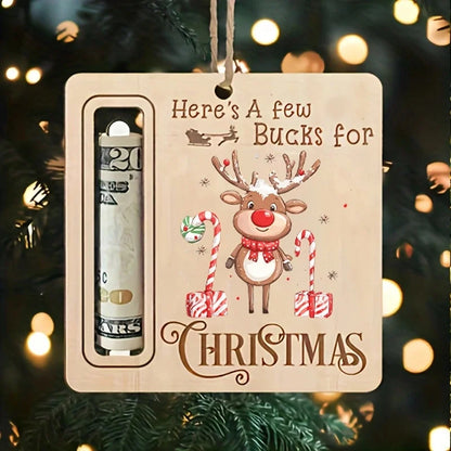 Christmas Cartoon Style Santa Claus Snowman Elk Wood Daily Festival Hanging Ornaments Decorations Hanging Ornaments