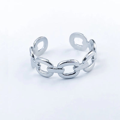 Minimalist Heart Shape Titanium Steel Open Rings