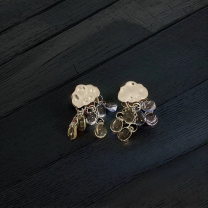 1 Pair IG Style Minimalist Heart Shape Flower Bow Knot Inlay Alloy Artificial Pearls Rhinestones Drop Earrings Earrings Ear Studs