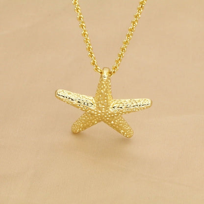 Copper Beaded Starfish Copper Necklaces