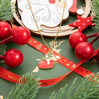 Cute Modern Style Christmas Tree Bow Knot Snowflake 304 Stainless Steel Plating Bracelets Earrings Necklace