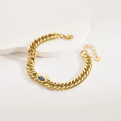 3 Pieces Elegant Vintage Style Heart Shape Lock 304 Stainless Steel Baroque Pearls 18K Gold Plated Bracelets In Bulk