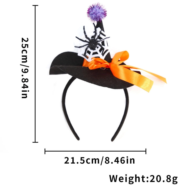 Halloween Hip-Hop Cool Style Cat Spider Web Plastic Felt Cloth Club Party Street