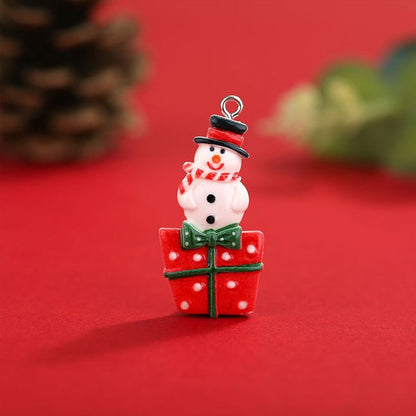 Christmas Resin Hanging Ring Small Pendant Diy Accessories Christmas Tree Decoration Supplies Small Pendant Hanging Ornament