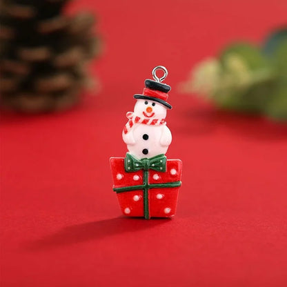 Christmas Resin Hanging Ring Small Pendant Diy Accessories Christmas Tree Decoration Supplies Small Pendant Hanging Ornament