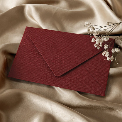 Linen Envelope Letter Paper Set Retro Love Letter Chinese Style Cowhide Special Paper Invitation Postcard Fire Paint Envelope